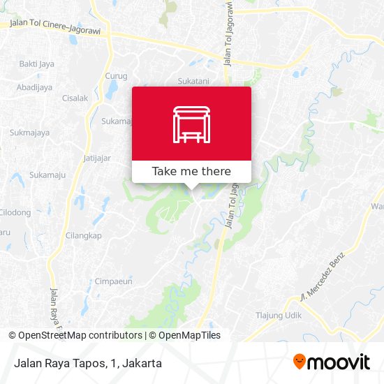 Jalan Raya Tapos, 1 map