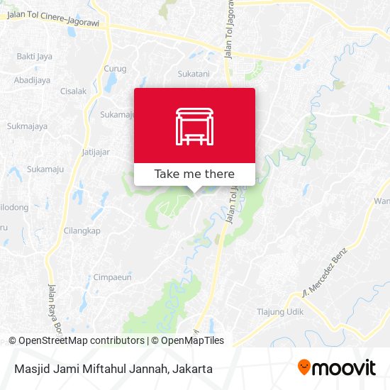 Masjid Jami Miftahul Jannah map