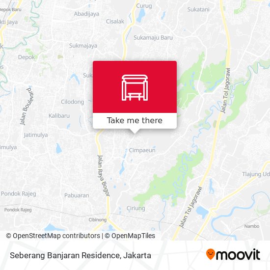 Seberang Banjaran Residence map