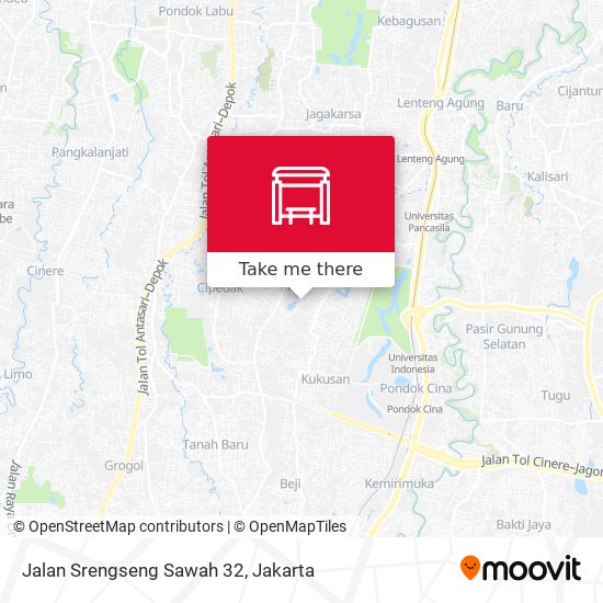 Jalan Srengseng Sawah 32 map
