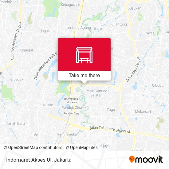 Indomaret Akses UI map