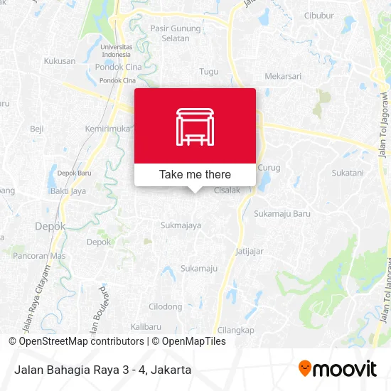 Jalan Bahagia Raya 3 - 4 map