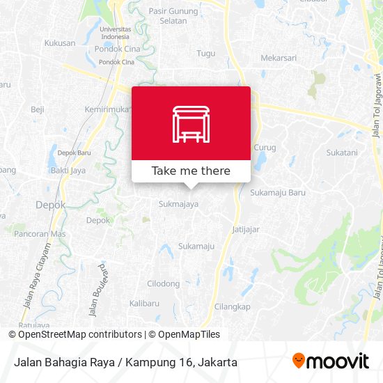 Jalan Bahagia Raya / Kampung  16 map