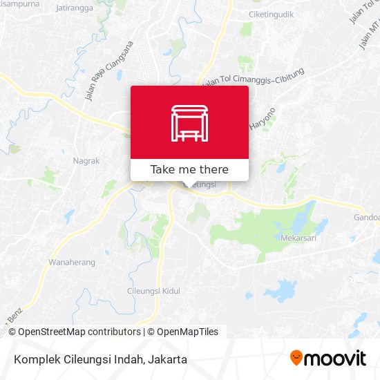 Komplek Cileungsi Indah map