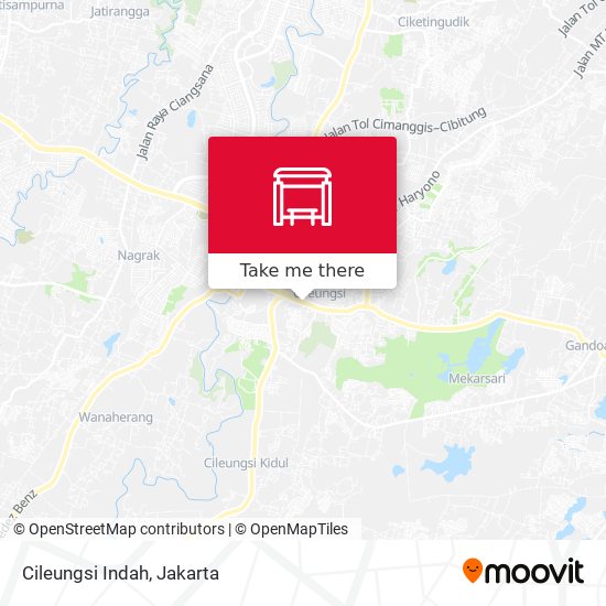 Cileungsi Indah map