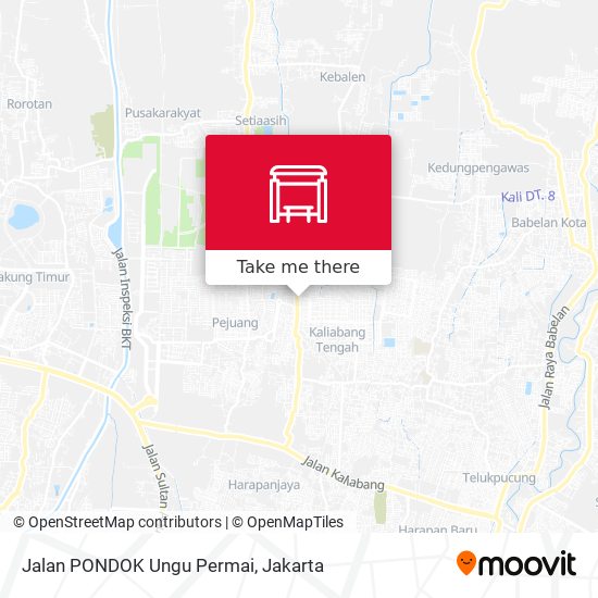 Jalan PONDOK Ungu Permai map