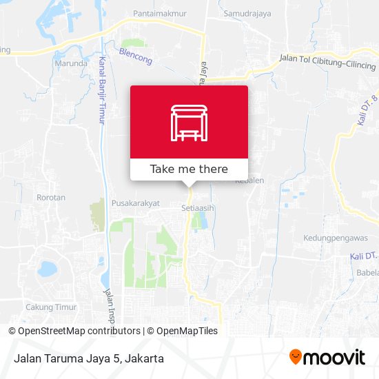 Jalan Taruma Jaya 5 map