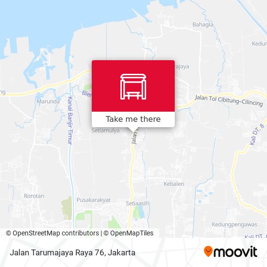 Jalan Tarumajaya Raya 76 map