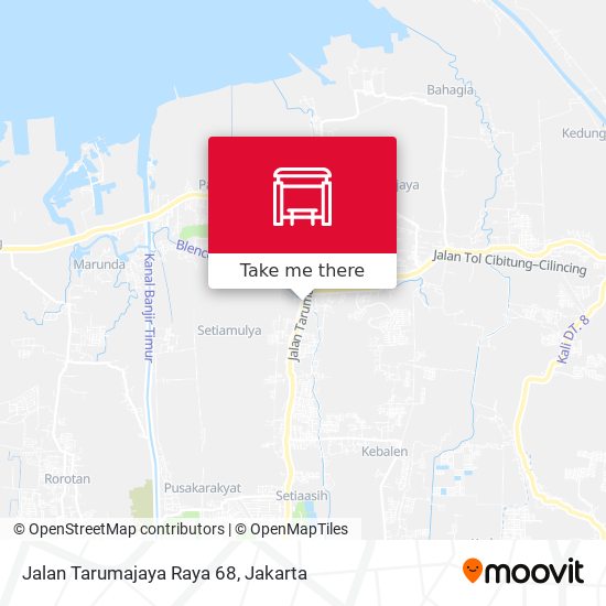 Jalan Tarumajaya Raya 68 map