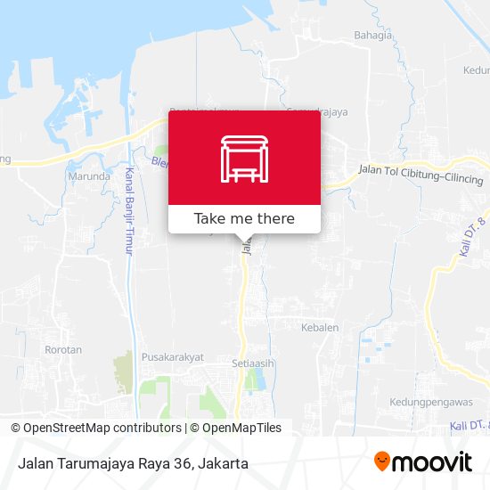 Jalan Tarumajaya Raya 36 map