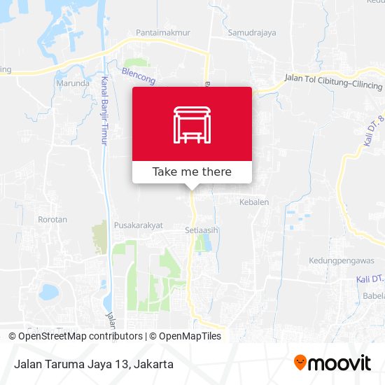 Jalan Taruma Jaya 13 map