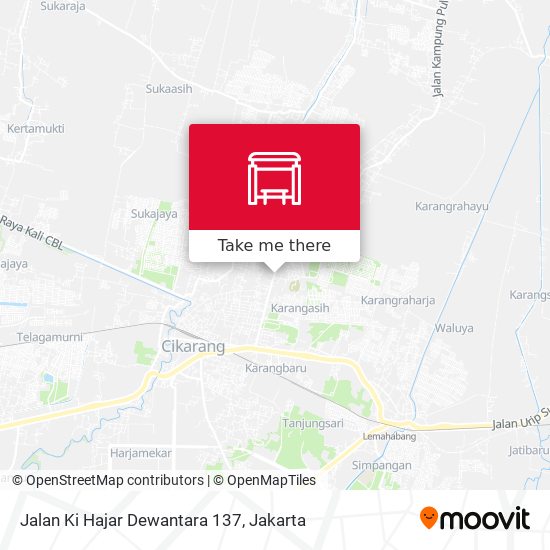 Jalan Ki Hajar Dewantara 137 map