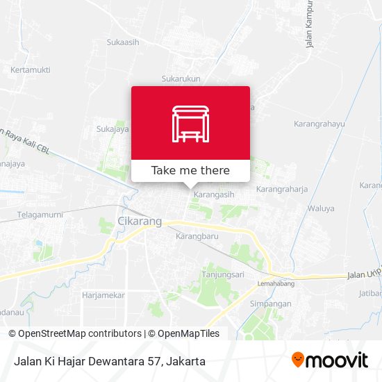 Jalan Ki Hajar Dewantara 57 map