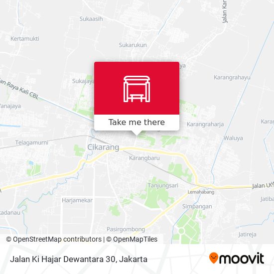 Jalan Ki Hajar Dewantara 30 map
