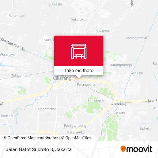 Jalan Gatot Subroto 8 map