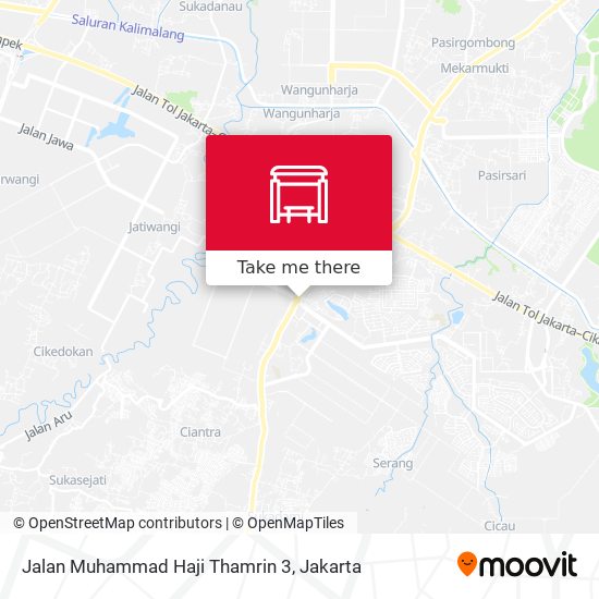 Jalan Muhammad Haji Thamrin 3 map