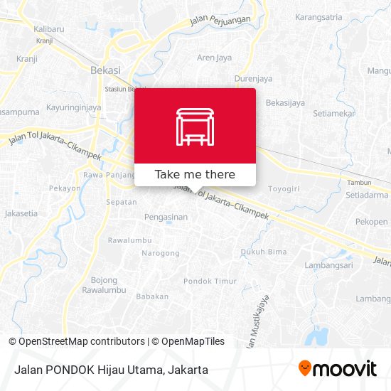 Jalan PONDOK Hijau Utama map