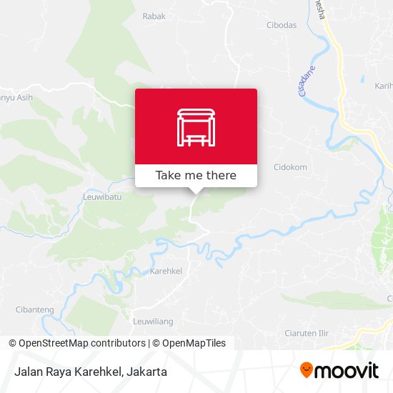 Jalan Raya Karehkel map