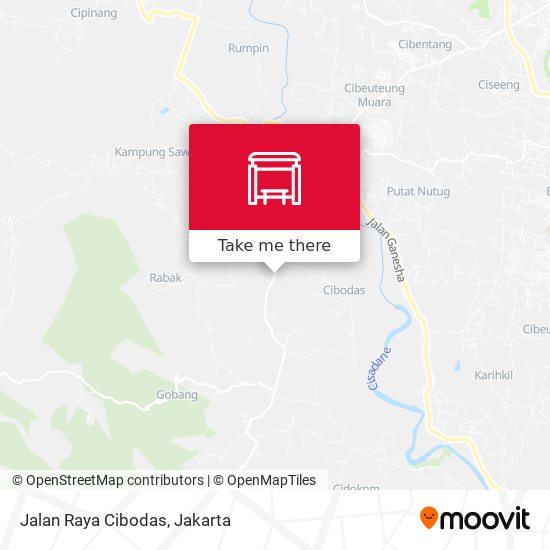 Jalan Raya Cibodas map