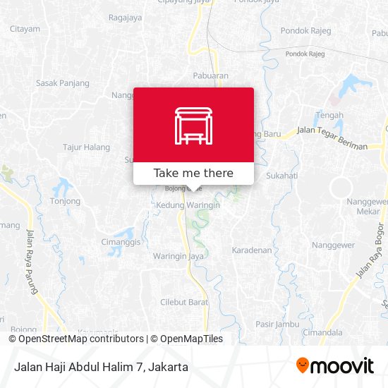 Jalan Haji Abdul Halim 7 map