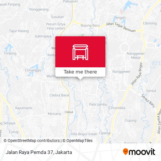 Jalan Raya Pemda 37 map