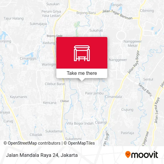 Jalan Mandala Raya 24 map