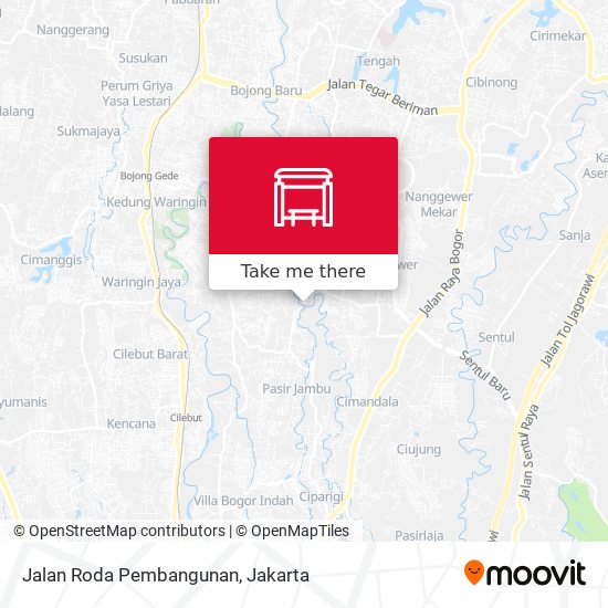 Jalan Roda Pembangunan map