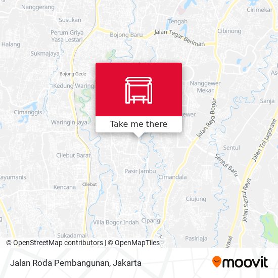 Jalan Roda Pembangunan map