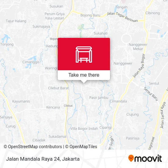 Jalan Mandala Raya 24 map
