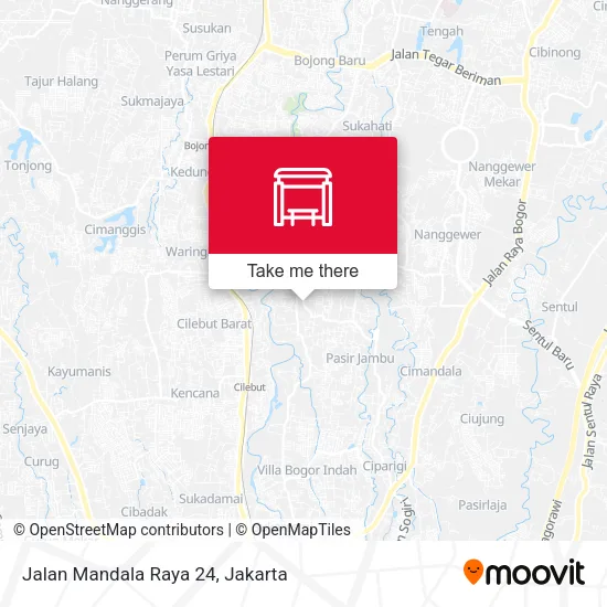 Jalan Mandala Raya 24 map