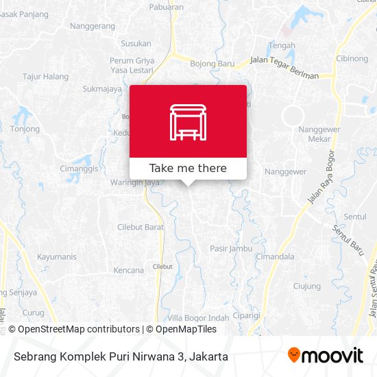 Sebrang Komplek Puri Nirwana 3 map