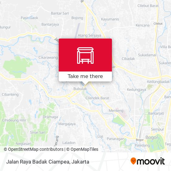 Jalan Raya Badak Ciampea map