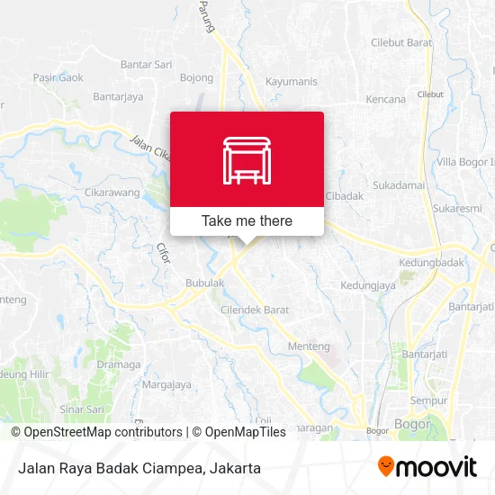 Jalan Raya Badak Ciampea map