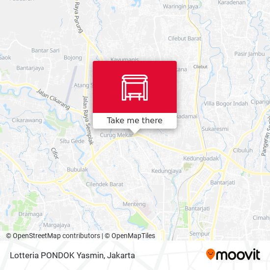 Lotteria PONDOK Yasmin map