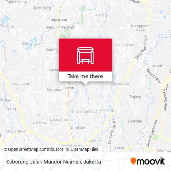 Seberang Jalan Mandor Naiman map