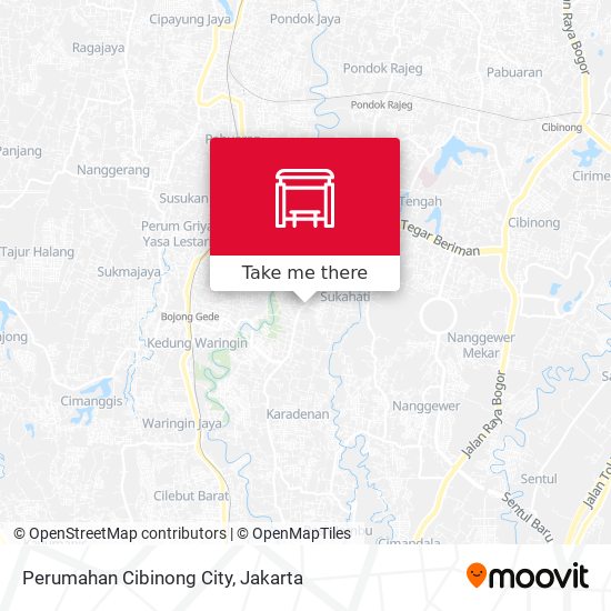 Perumahan Cibinong City map