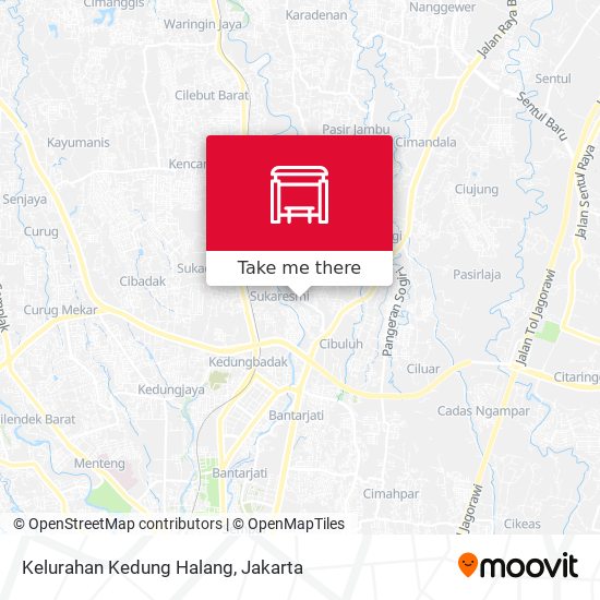 Kelurahan Kedung Halang map