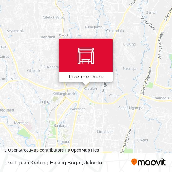 Pertigaan Kedung Halang Bogor map