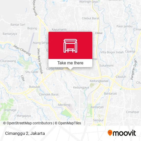 Cimanggu 2 map