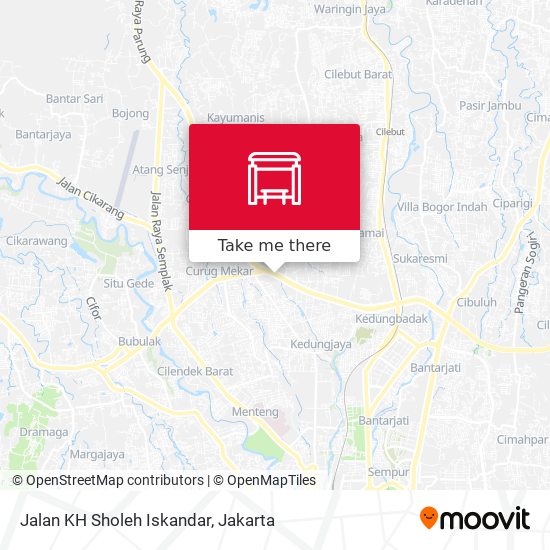 Jalan KH Sholeh Iskandar map