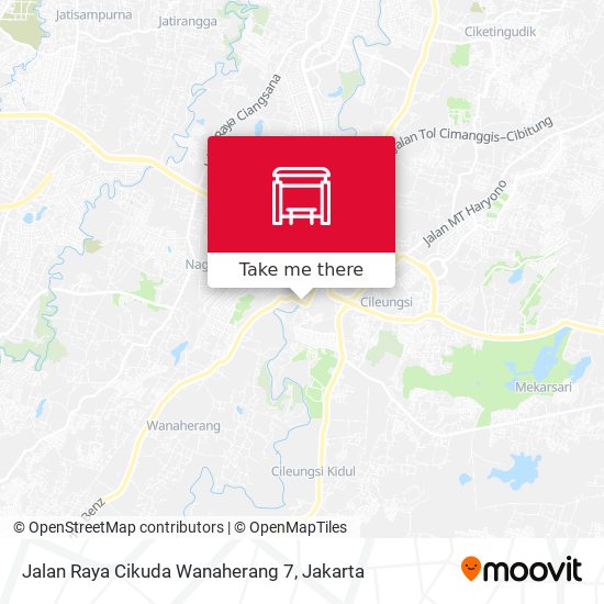 Jalan Raya Cikuda Wanaherang 7 map