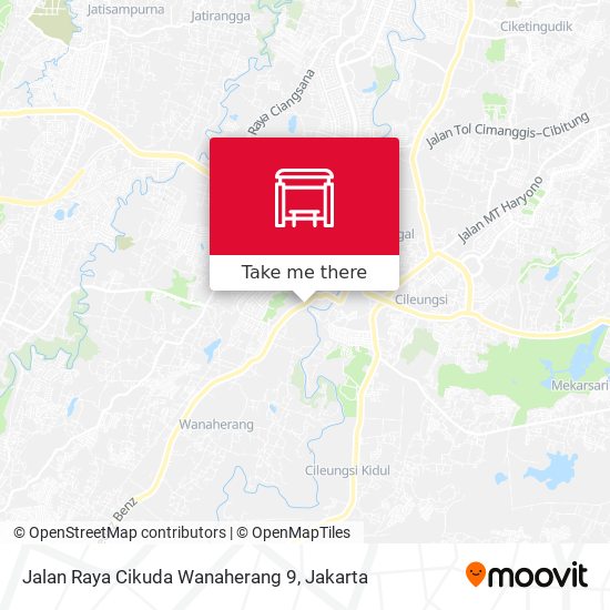 Jalan Raya Cikuda Wanaherang 9 map