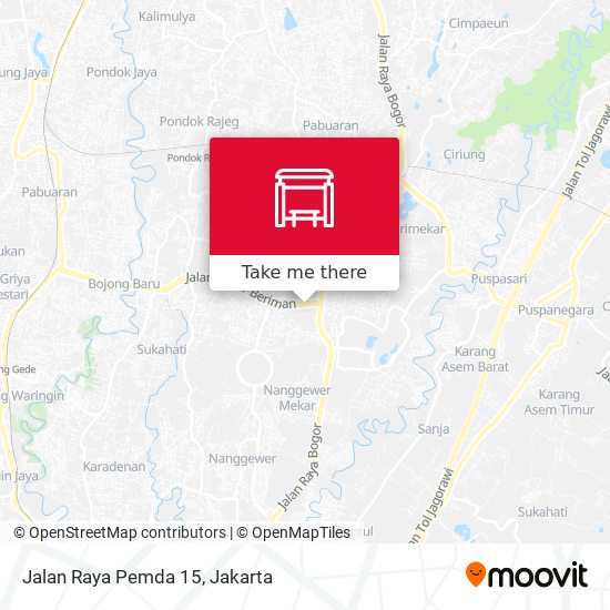 Jalan Raya Pemda 15 map