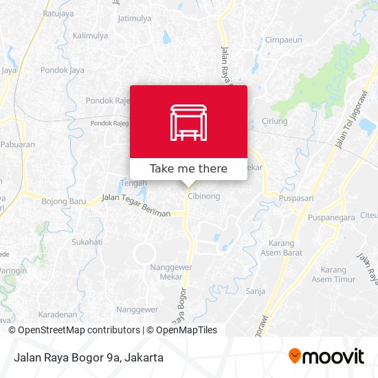 Jalan Raya Bogor 9a map