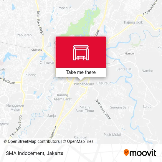 SMA Indocement map
