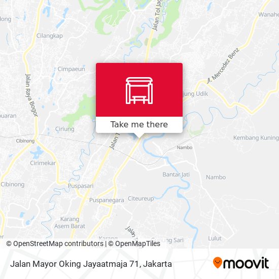Jalan Mayor Oking Jayaatmaja 71 map