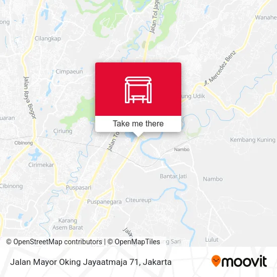 Jalan Mayor Oking Jayaatmaja 71 map