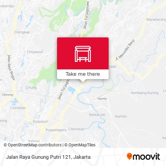 Jalan Raya Gunung Putri 121 map
