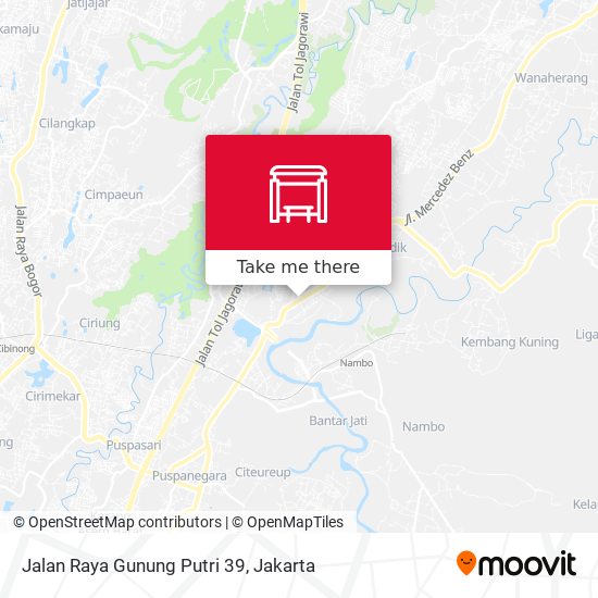 Jalan Raya Gunung Putri 39 map