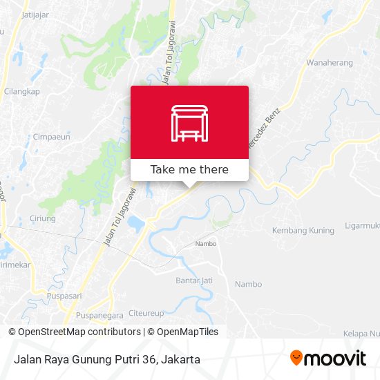 Jalan Raya Gunung Putri 36 map